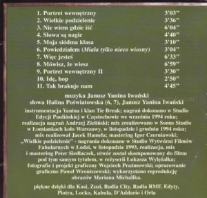 Yanina - Portret wewnętrzny