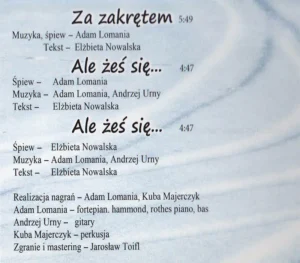 Adam Lomania Andrzej Urny - Za zakrętem